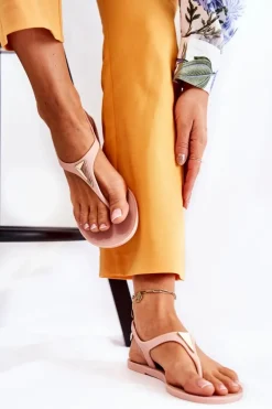 Damskie Sandałki Nude Storm