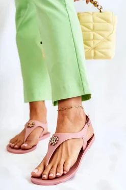 Damskie Sandałki Różowe Sonner