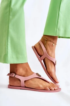 Damskie Sandałki Różowe Sonner