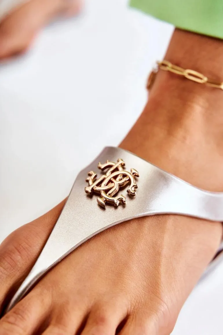 Damskie Sandałki Złote Sonner