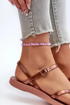 Damskie Sandały 82842 Ipanema Fashion Sandal VIII Fem Różowo-Brązowe
