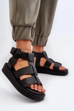 Damskie Sandały Big Star NN274071 Czarne