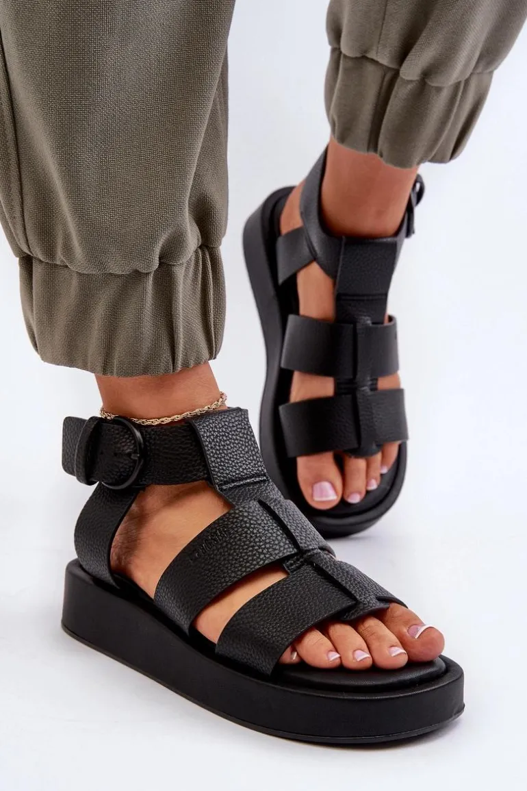 Damskie Sandały Big Star NN274071 Czarne