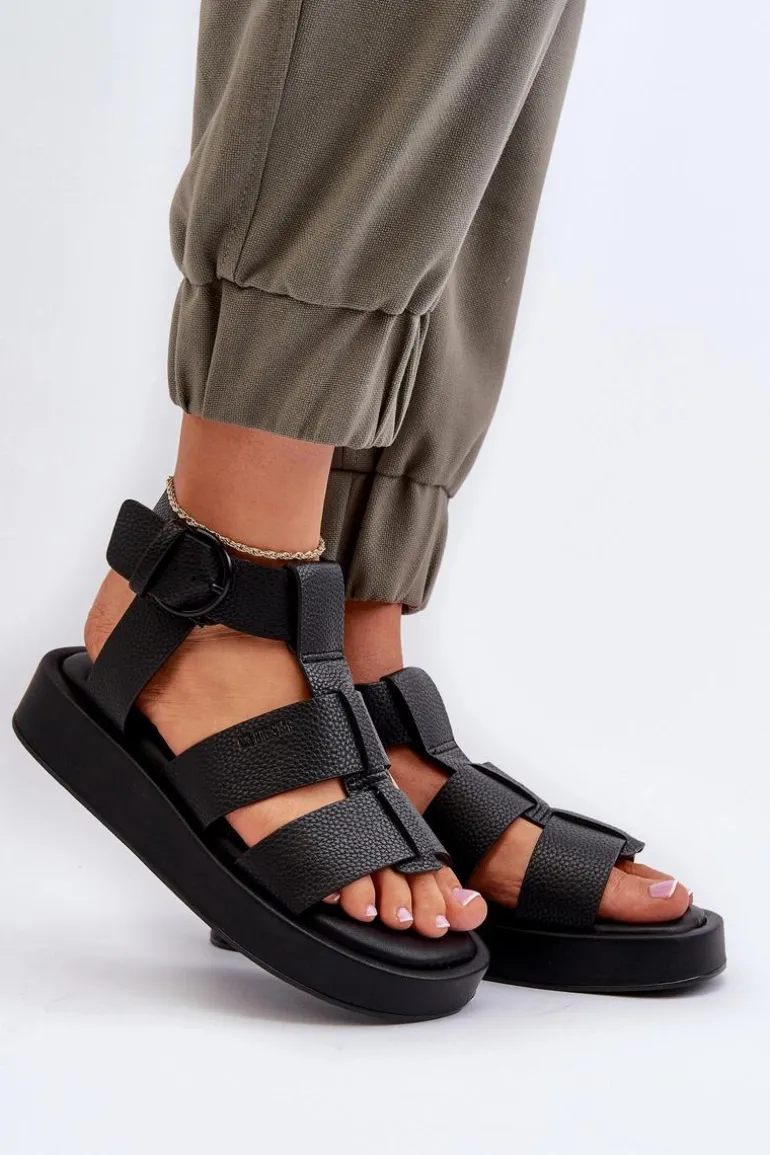 Damskie Sandały Big Star NN274071 Czarne