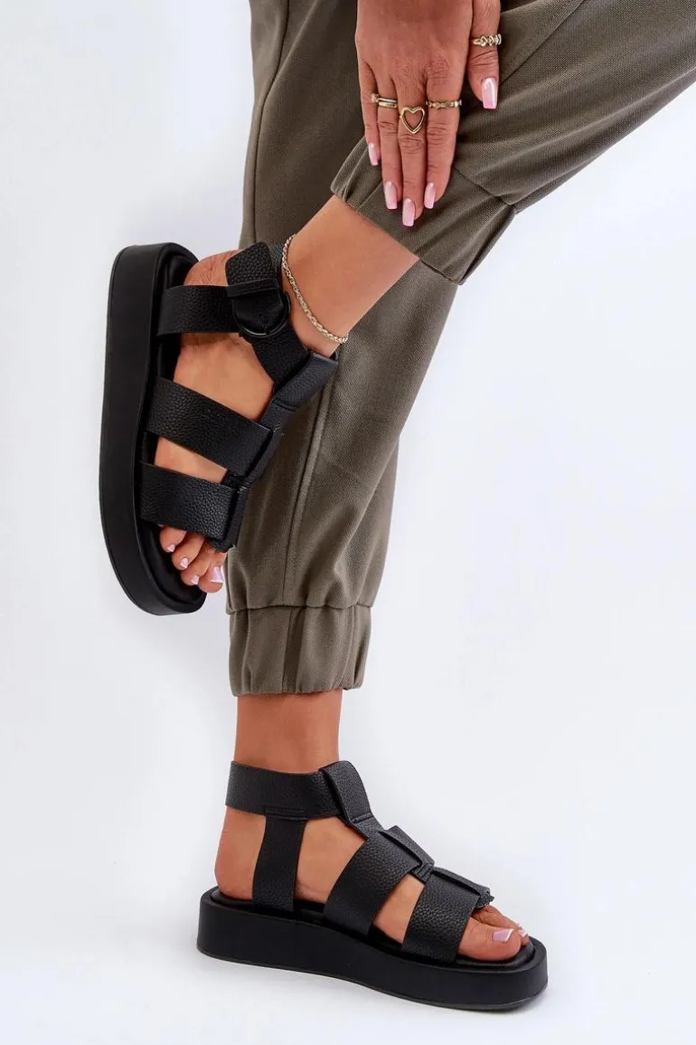 Damskie Sandały Big Star NN274071 Czarne