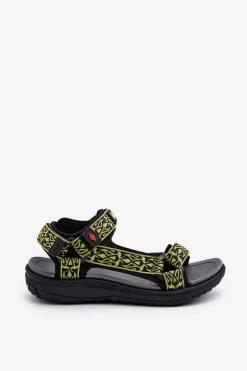 Damskie Sandały Lee Cooper LCW-24-34-2609 Limonkowe