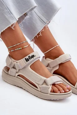 Damskie Sandały Lee Cooper LCW-24-34-2614 Beżowe