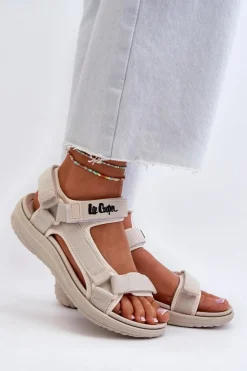 Damskie Sandały Lee Cooper LCW-24-34-2614 Beżowe