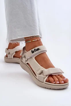 Damskie Sandały Lee Cooper LCW-24-34-2614 Beżowe