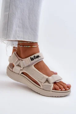 Damskie Sandały Lee Cooper LCW-24-34-2614 Beżowe
