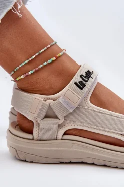 Damskie Sandały Lee Cooper LCW-24-34-2614 Beżowe