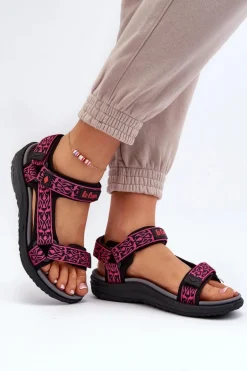 Damskie Sandały Lee Cooper LCW-24-34-2608 Fuksja