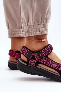 Damskie Sandały Lee Cooper LCW-24-34-2608 Fuksja