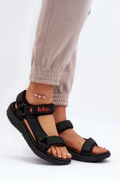 Damskie Sandały Lee Cooper LCW-24-34-2615 Czarne