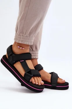 Damskie Sandały Na Platformie Lee Cooper LCW-24-05-2751L Czarne