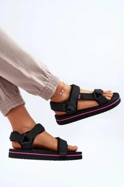 Damskie Sandały Na Platformie Lee Cooper LCW-24-05-2751L Czarne