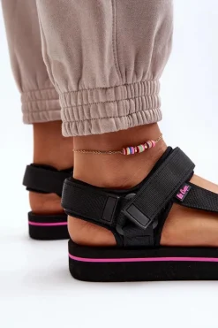 Damskie Sandały Na Platformie Lee Cooper LCW-24-05-2751L Czarne