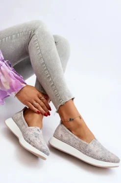 Damskie Skórzane Espadryle Na Platformie Multikolor Chorisa