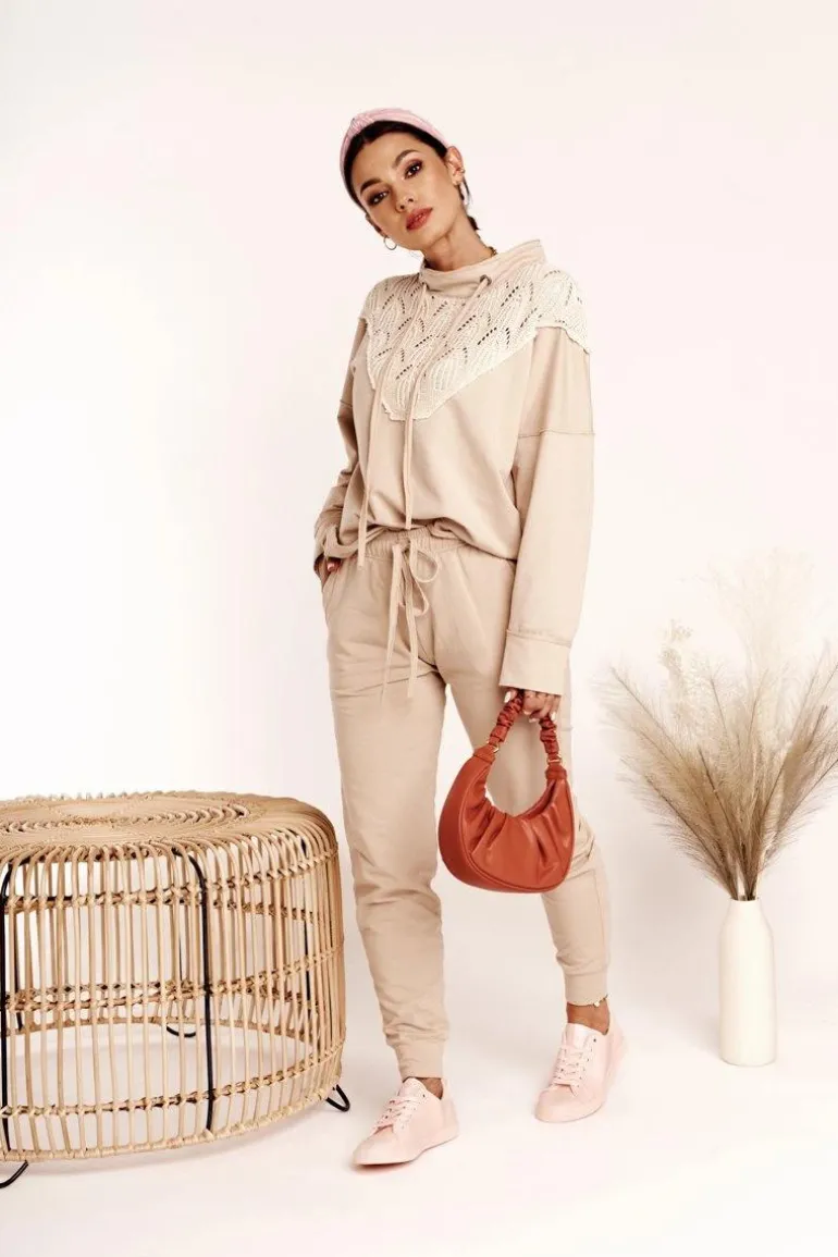 Damskie Skórzane Tenisówki BIG STAR HH274141 Jasny Róż