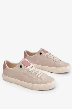 Damskie Sneakersy Big Star LL274399 Beżowe