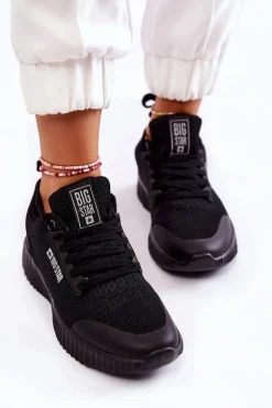 Damskie Sneakersy Big Star KK274063 Czarne