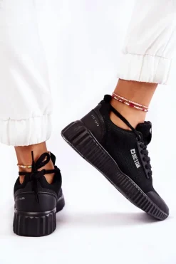 Damskie Sneakersy Big Star KK274063 Czarne