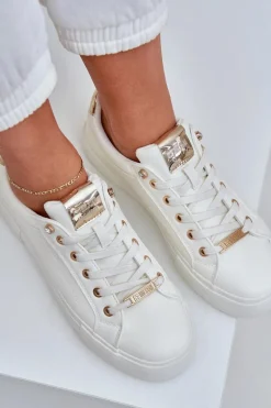 Damskie Sneakersy Big Star NN274211 Białe