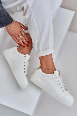 Damskie Sneakersy Big Star NN274211 Białe