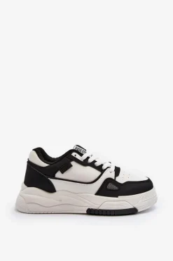 Damskie Sneakersy Big Star NN274669 Biało-Czarne