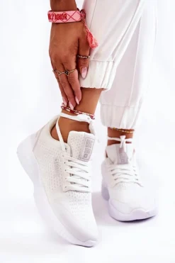 Damskie Sneakersy Big Star KK274062 Białe