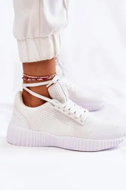 Damskie Sneakersy Big Star KK274062 Białe