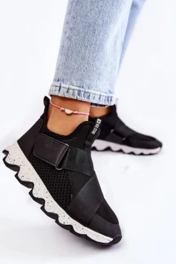 Damskie Sneakersy Big Star KK274547 Czarne