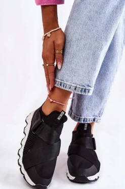 Damskie Sneakersy Big Star KK274547 Czarne