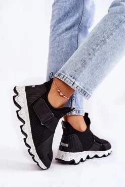 Damskie Sneakersy Big Star KK274547 Czarne