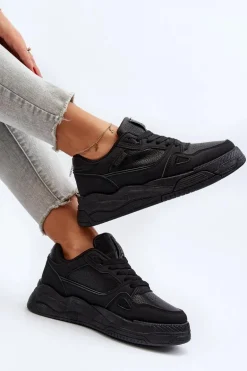 Damskie Sneakersy Big Star NN274666 Czarne