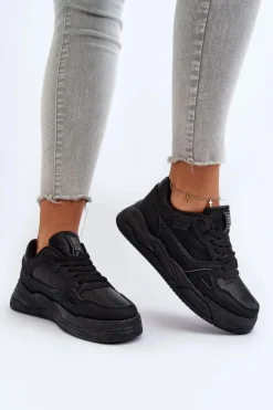 Damskie Sneakersy Big Star NN274666 Czarne