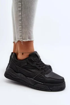 Damskie Sneakersy Big Star NN274666 Czarne