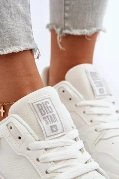 Damskie Sneakersy Big Star NN274667 Białe