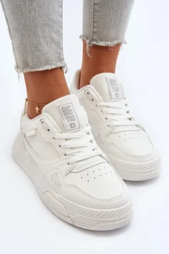 Damskie Sneakersy Big Star NN274667 Białe