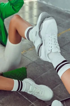 Damskie Sneakersy Buty Sportowe Big Star JJ274579 Białe