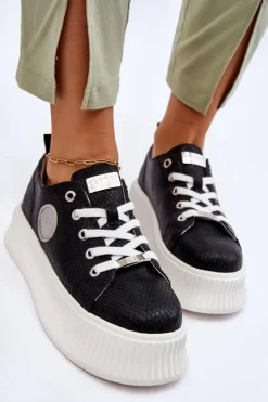 Damskie Sneakersy Buty Sportowe GOE JJ2N4127 Czarne