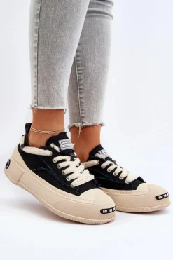 Damskie Sneakersy GOE NN2N4061 Czarne