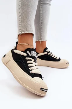 Damskie Sneakersy GOE NN2N4061 Czarne