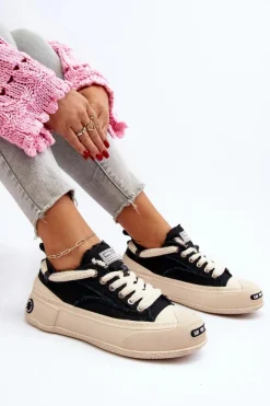 Damskie Sneakersy GOE NN2N4061 Czarne