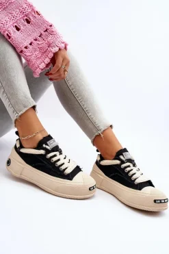 Damskie Sneakersy GOE NN2N4061 Czarne