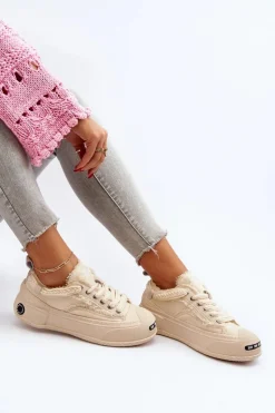 Damskie Sneakersy GOE NN2N4060 Beżowe