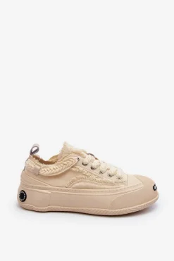 Damskie Sneakersy GOE NN2N4060 Beżowe