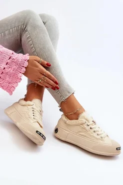 Damskie Sneakersy GOE NN2N4060 Beżowe