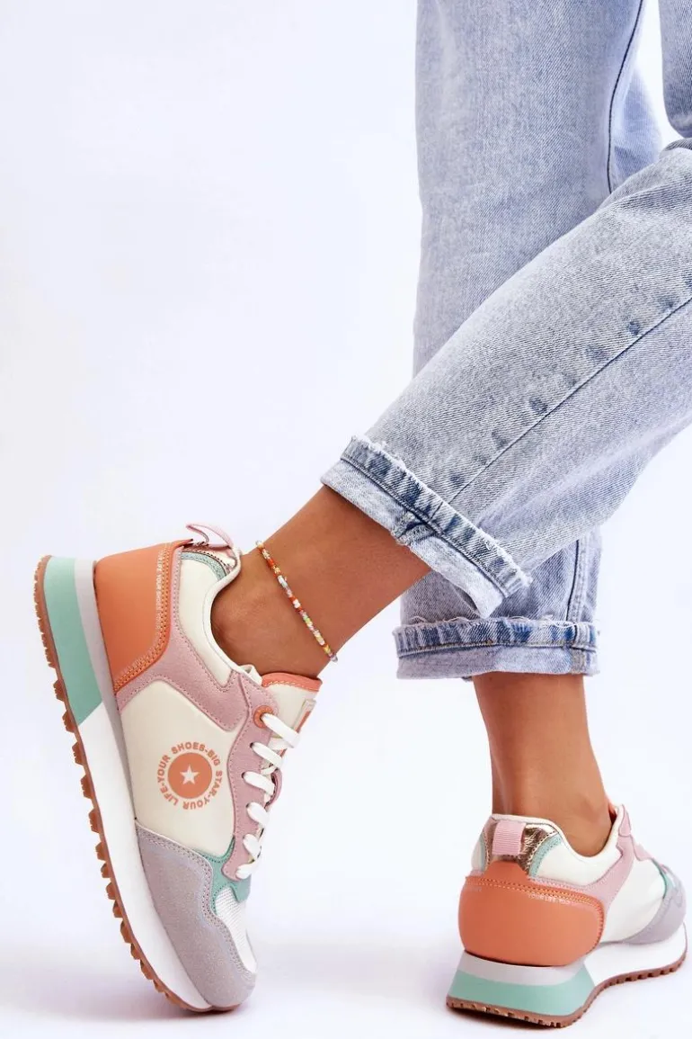 Damskie Sneakersy Memory Foam System Big Star LL274542 Multikolor