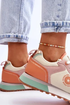 Damskie Sneakersy Memory Foam System Big Star LL274542 Multikolor